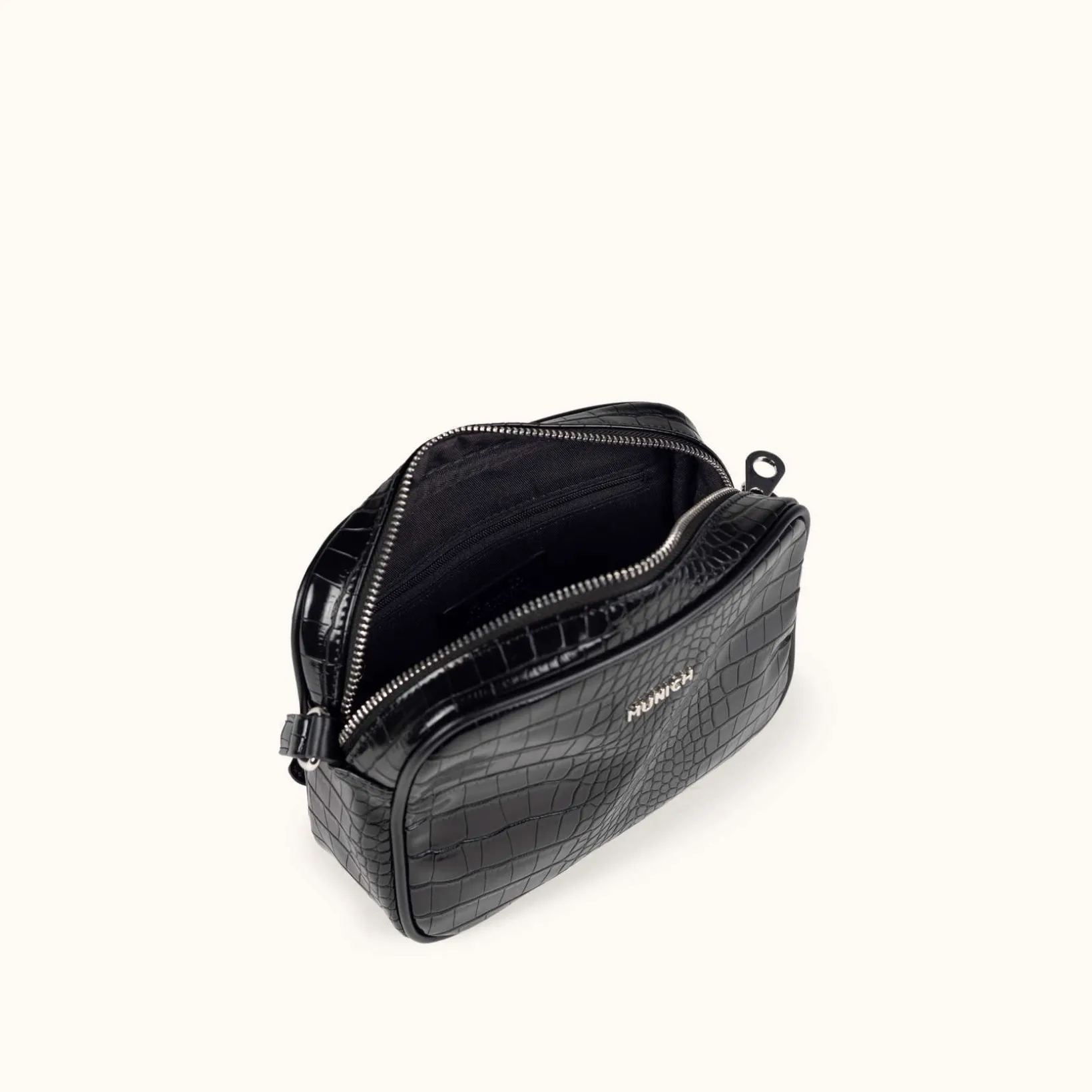 BLOCK CROCO FW25 CROSSBODY CAMERA C/BLACK