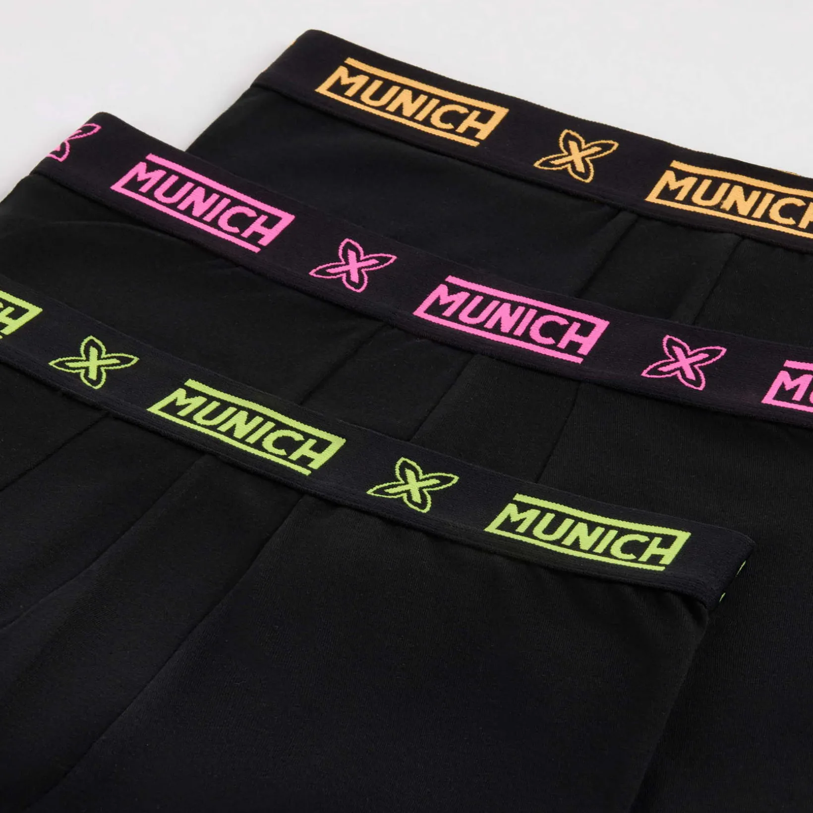 Calzonzillos MUNICH boxer de algodón-eslastano negro
