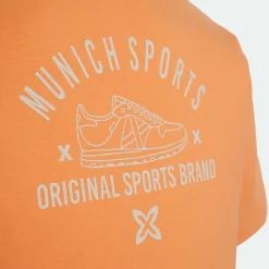 Camiseta MUNICH de algodón naranja