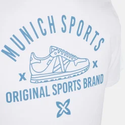 Camiseta MUNICH de algodón blanca