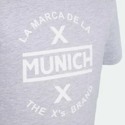 Camiseta MUNICH de algodón gris