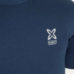 Camiseta MUNICH de algodón azul marino