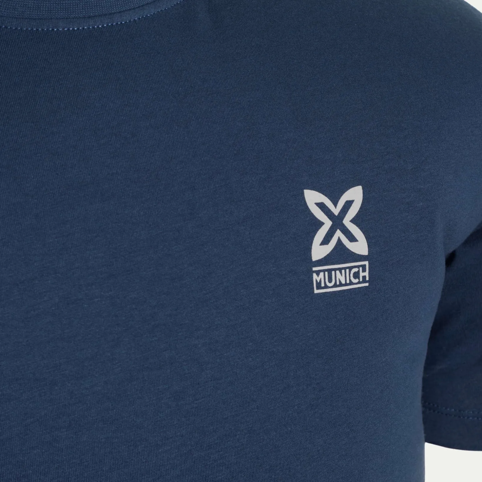 Camiseta MUNICH de algodón azul marino
