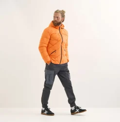Chaqueta MUNICH Cloud lifestyle hombre de poliéster naranja