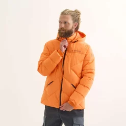Chaqueta MUNICH Cloud lifestyle hombre de poliéster naranja