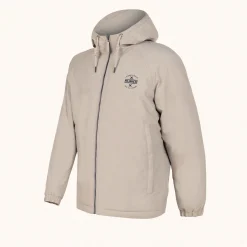 Chaqueta MUNICH lift casual de polyester camel.