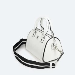 COURT CROSSBODY BARREL C/WHITE