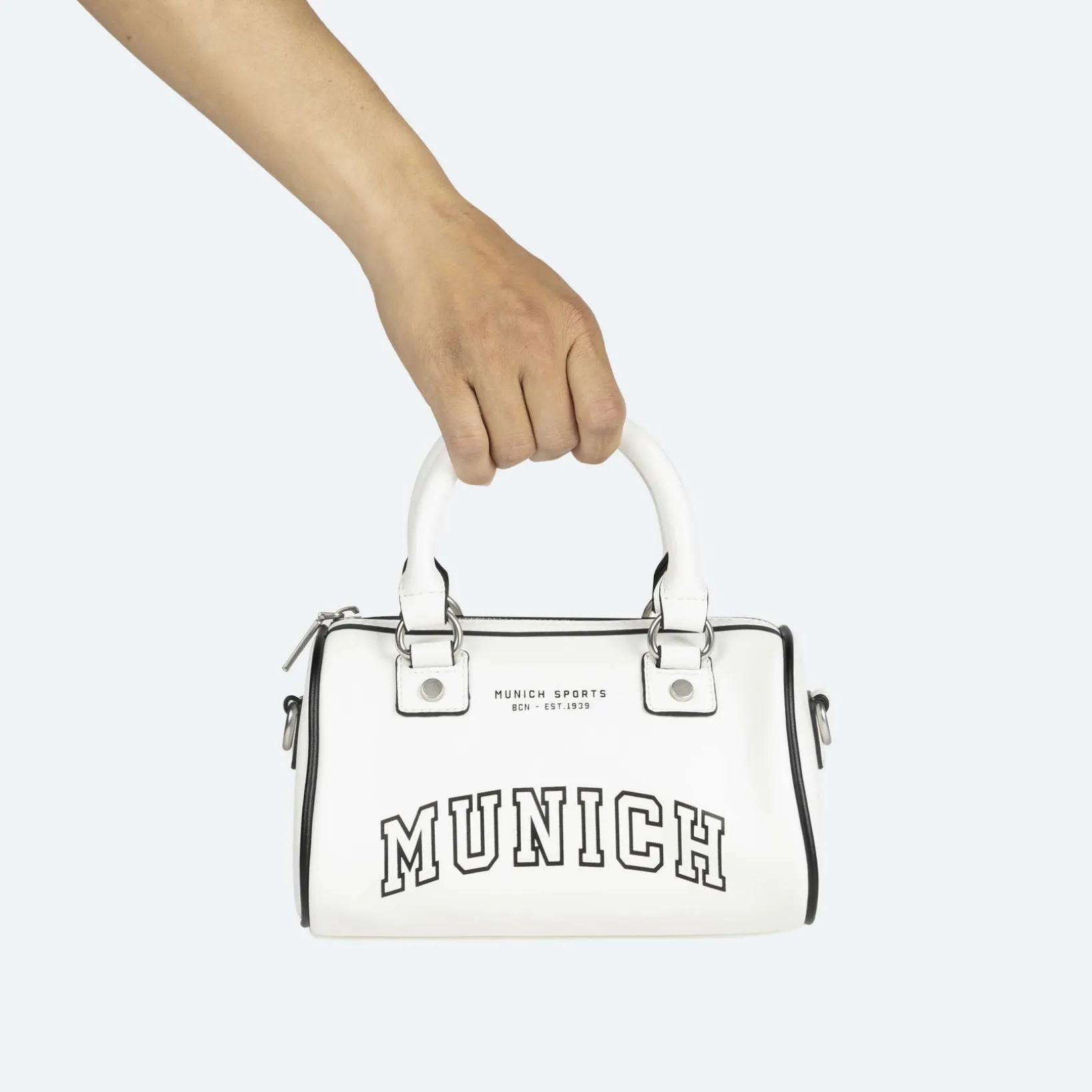 COURT CROSSBODY BARREL C/WHITE