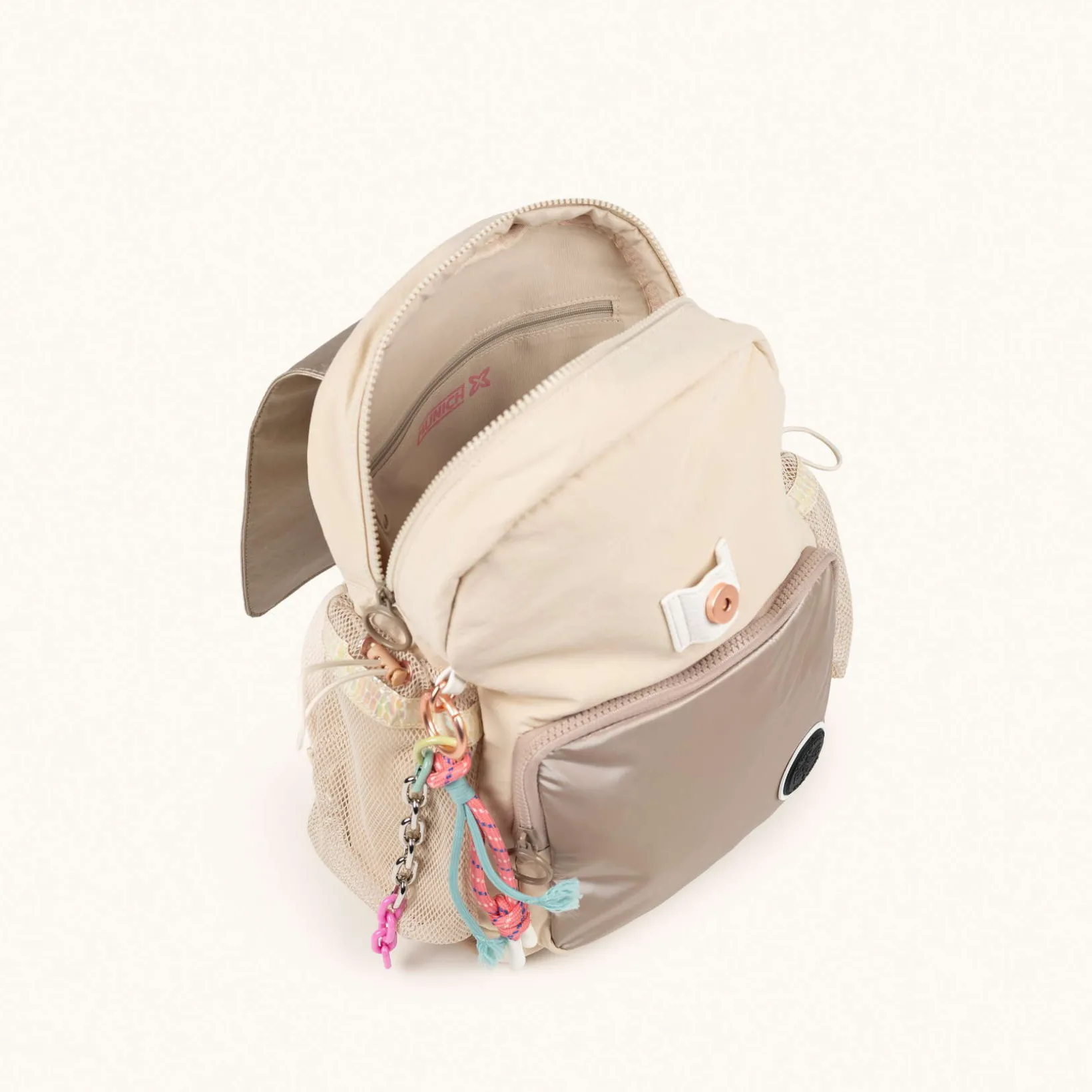 DEEP RECYCLED FW25 BACKPACK C/CREAM