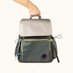DEEP RECYCLED FW25 BACKPACK C/KHAKI