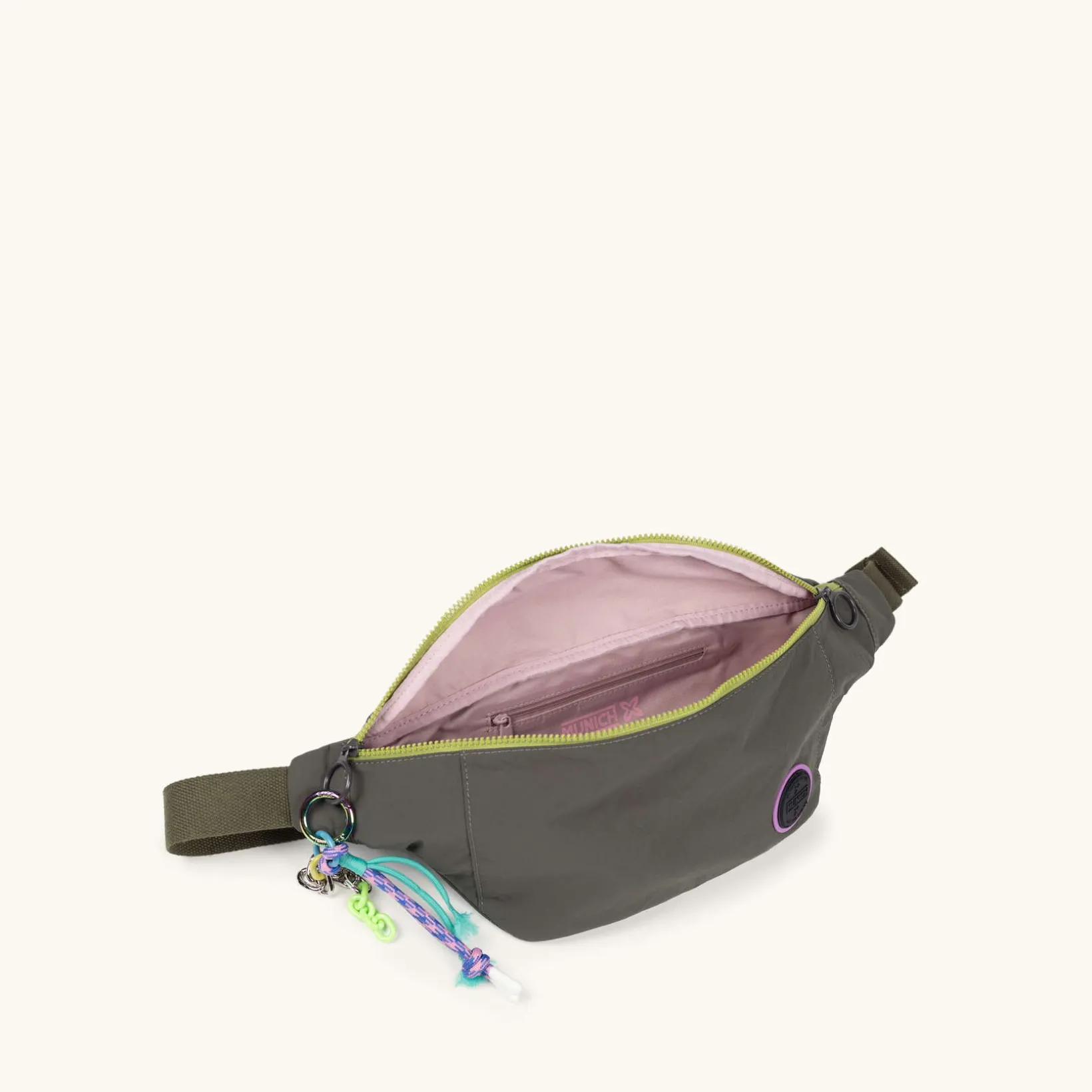 DEEP RECYCLED FW25 FANNYPACK XL C/KHAKI