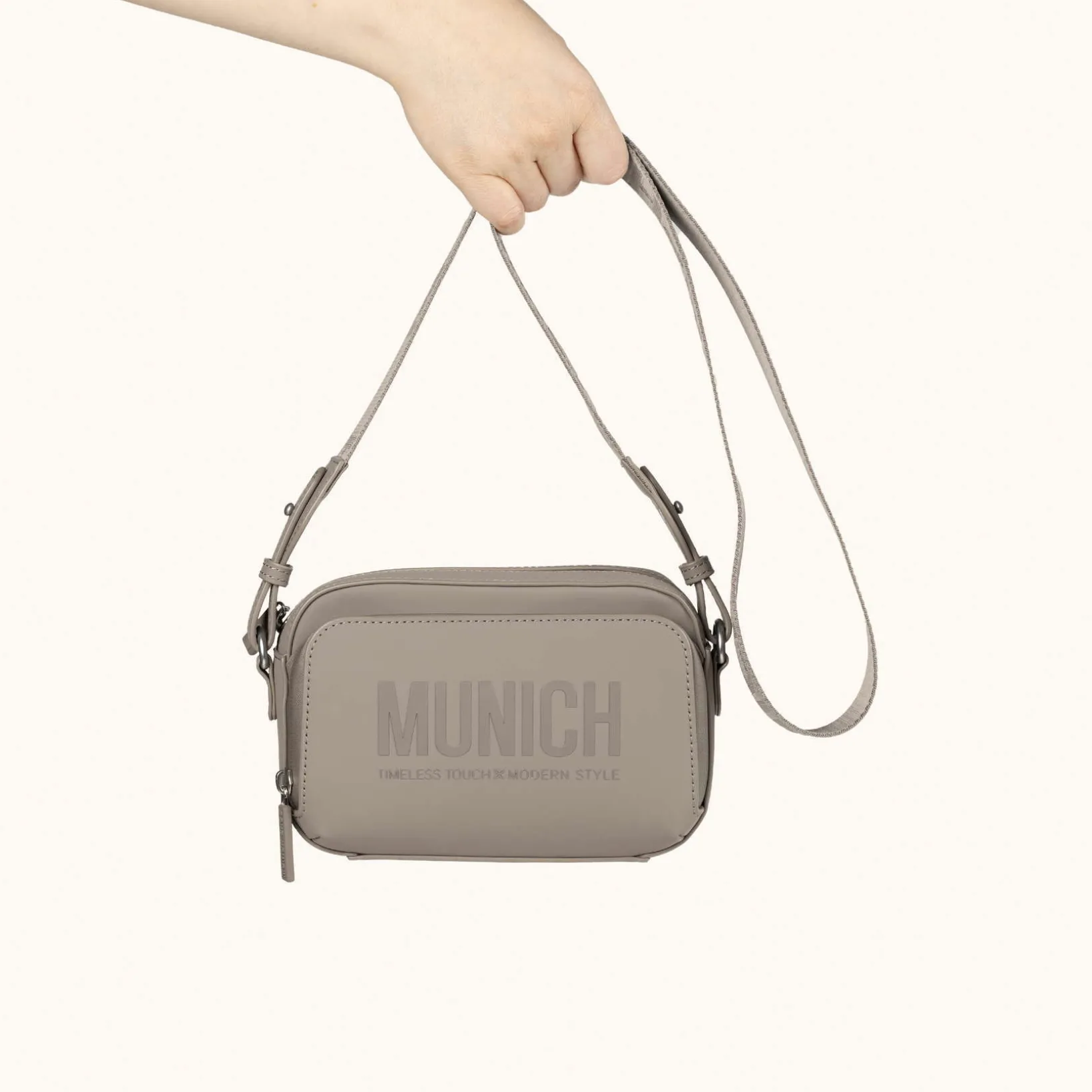 ESSENCE RECYCLED FW25 CROSSBODY CAMERA C/TAUPE