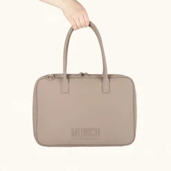 ESSENCE RECYCLED FW25 SHOPPER C/TAUPE