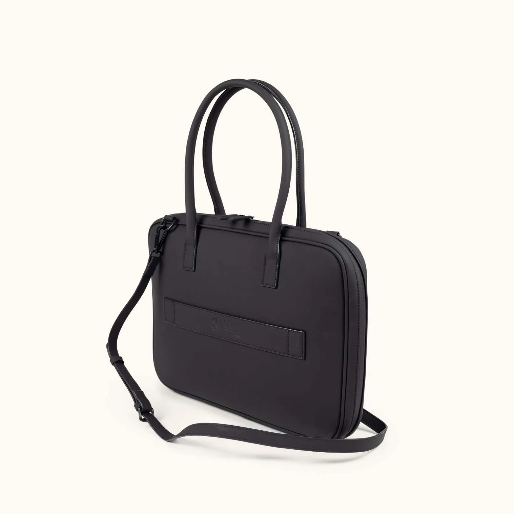 ESSENCE RECYCLED FW25 SHOPPER C/BLACK