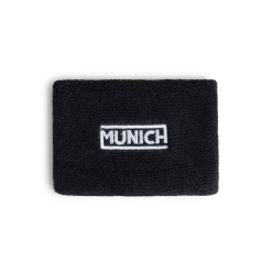 Muñequera MUNICH de algodón-latex negro