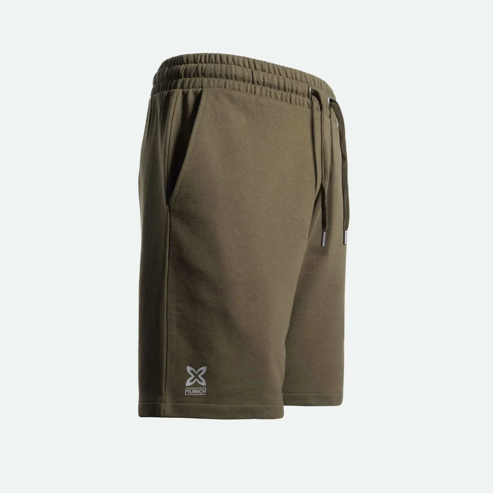 Pantalón corto MUNICH de algodón khaki