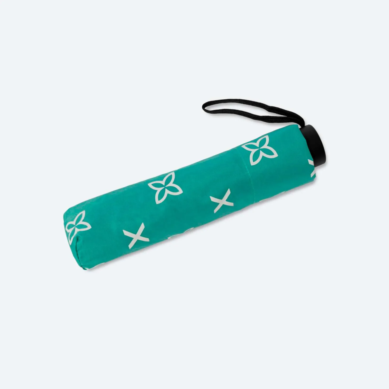 Paraguas MUNICH plegable x-rain turquesa