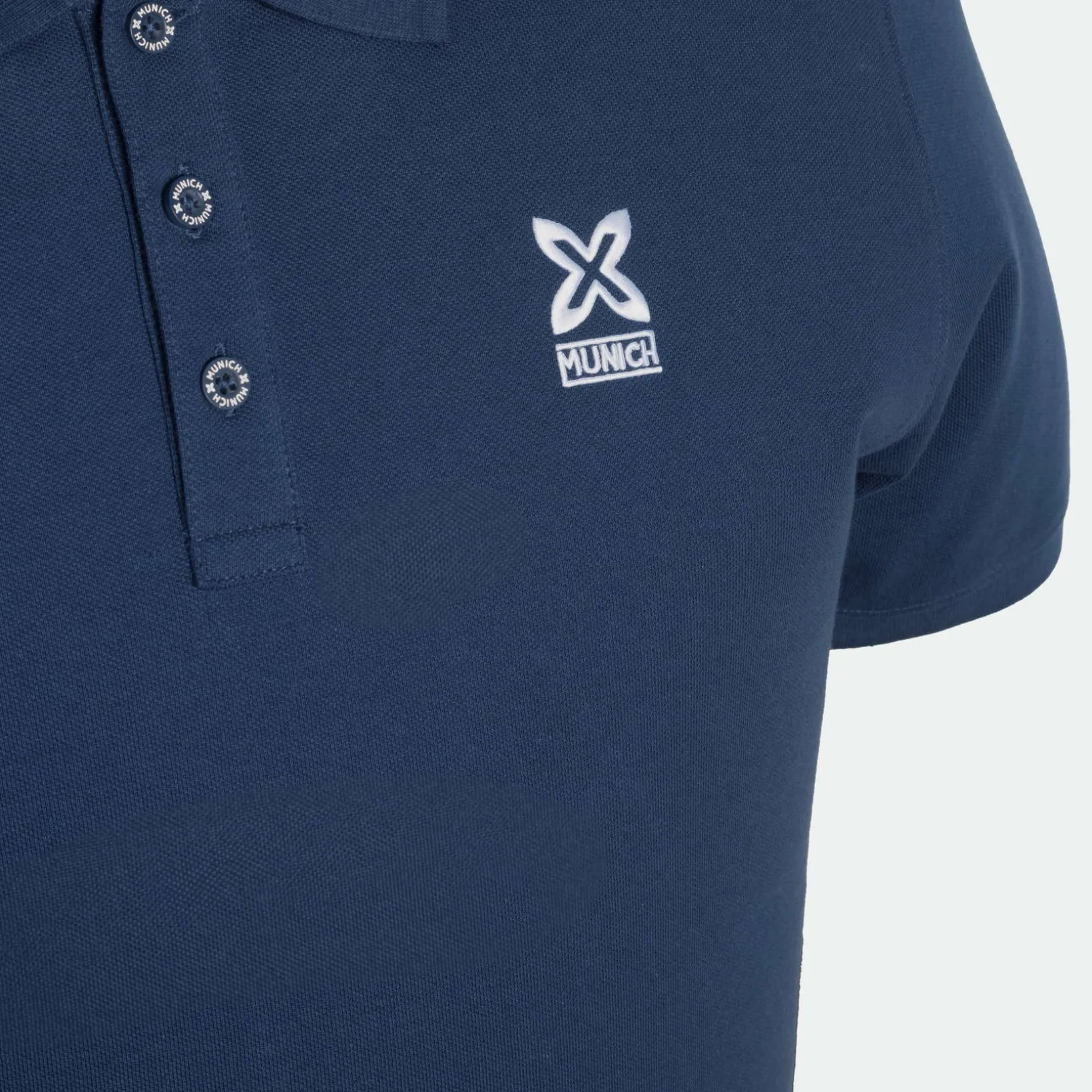 Polo MUNICH de algodón azul marino
