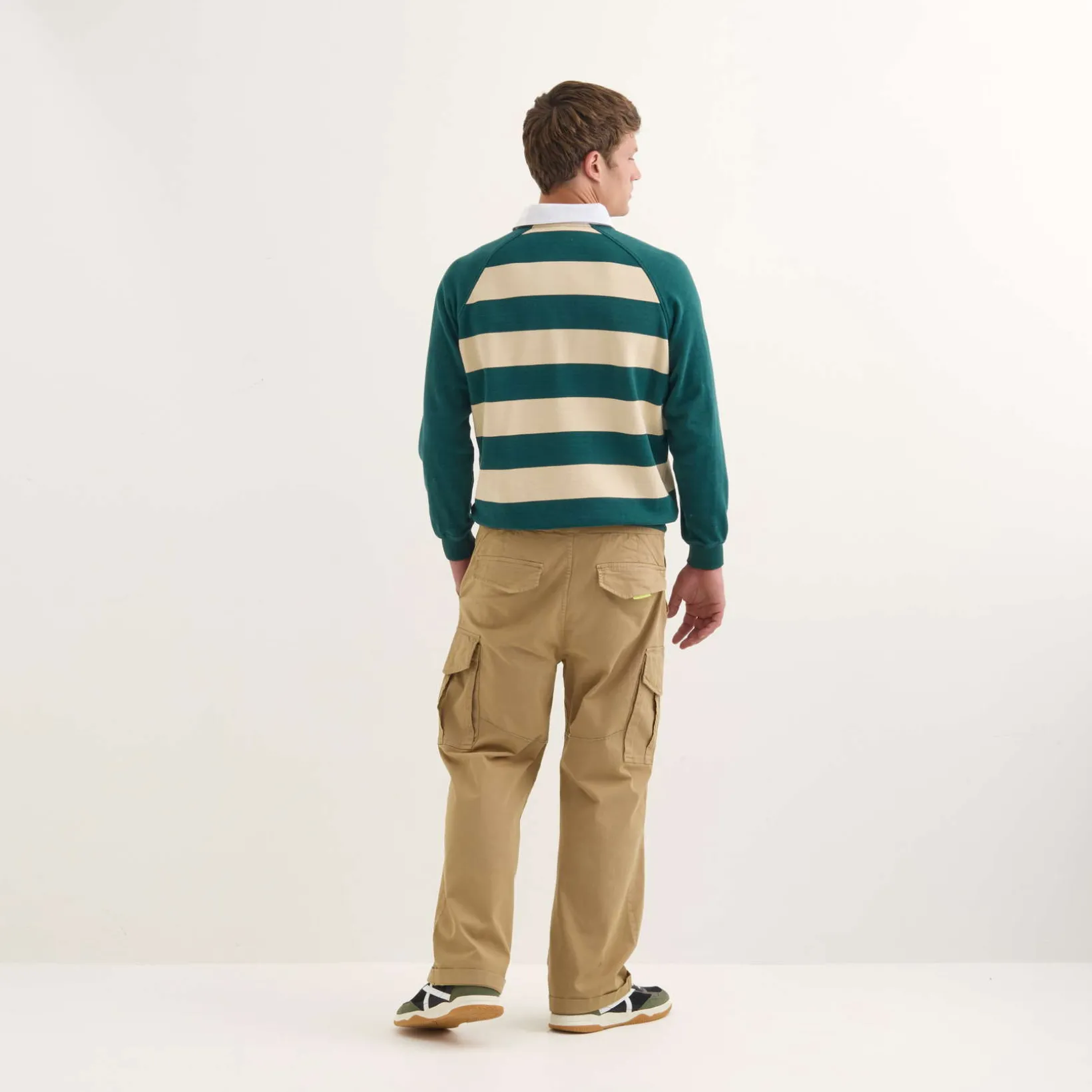 Polo MUNICH Stanford streetwear hombre de algodón orgánico verde