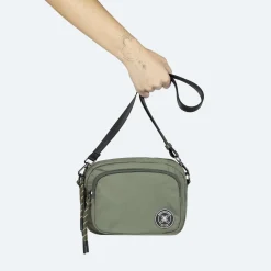 SHALLOW CROSSBODY CAMERA C/GREEN