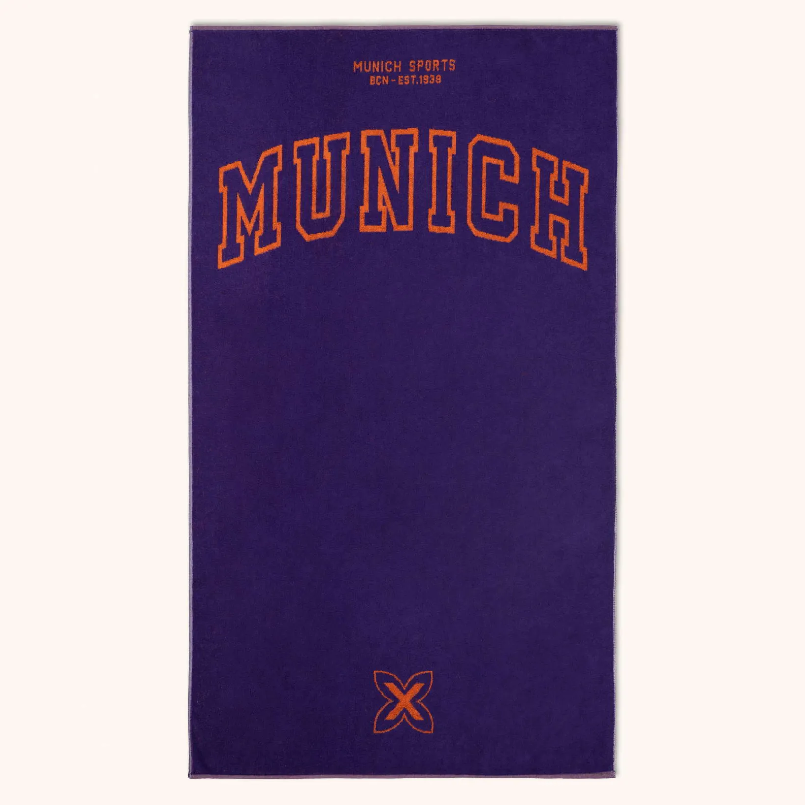 Toalla MUNICH court de algodón lila