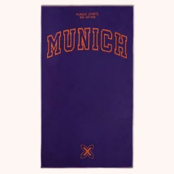 Toalla MUNICH court de algodón lila