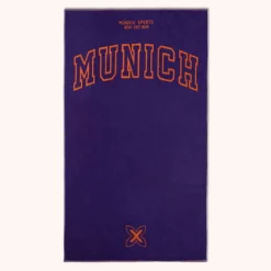 Toalla MUNICH court de algodón lila