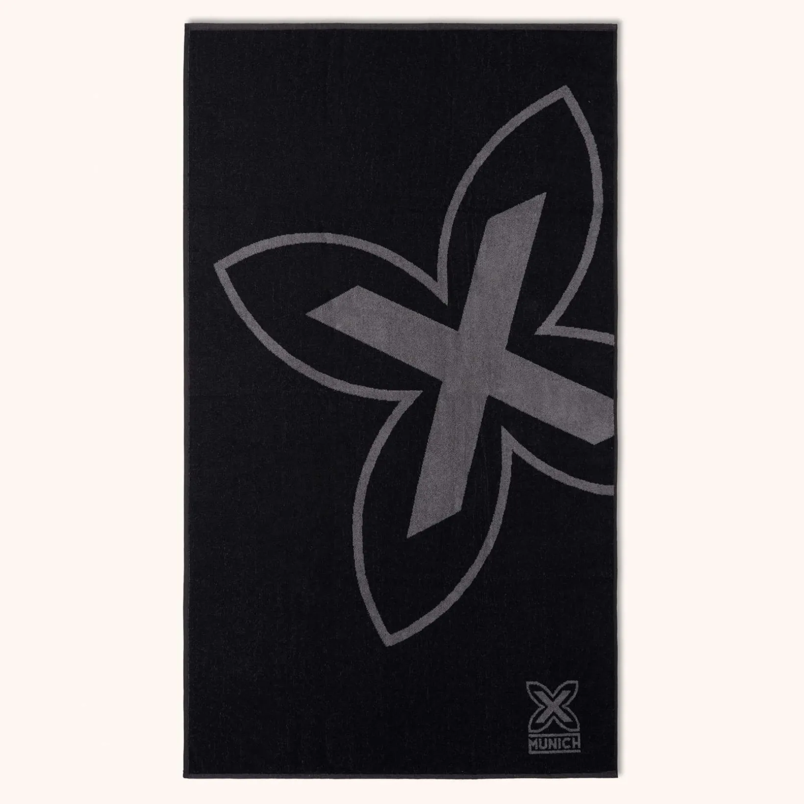Toalla MUNICH de algodón negra