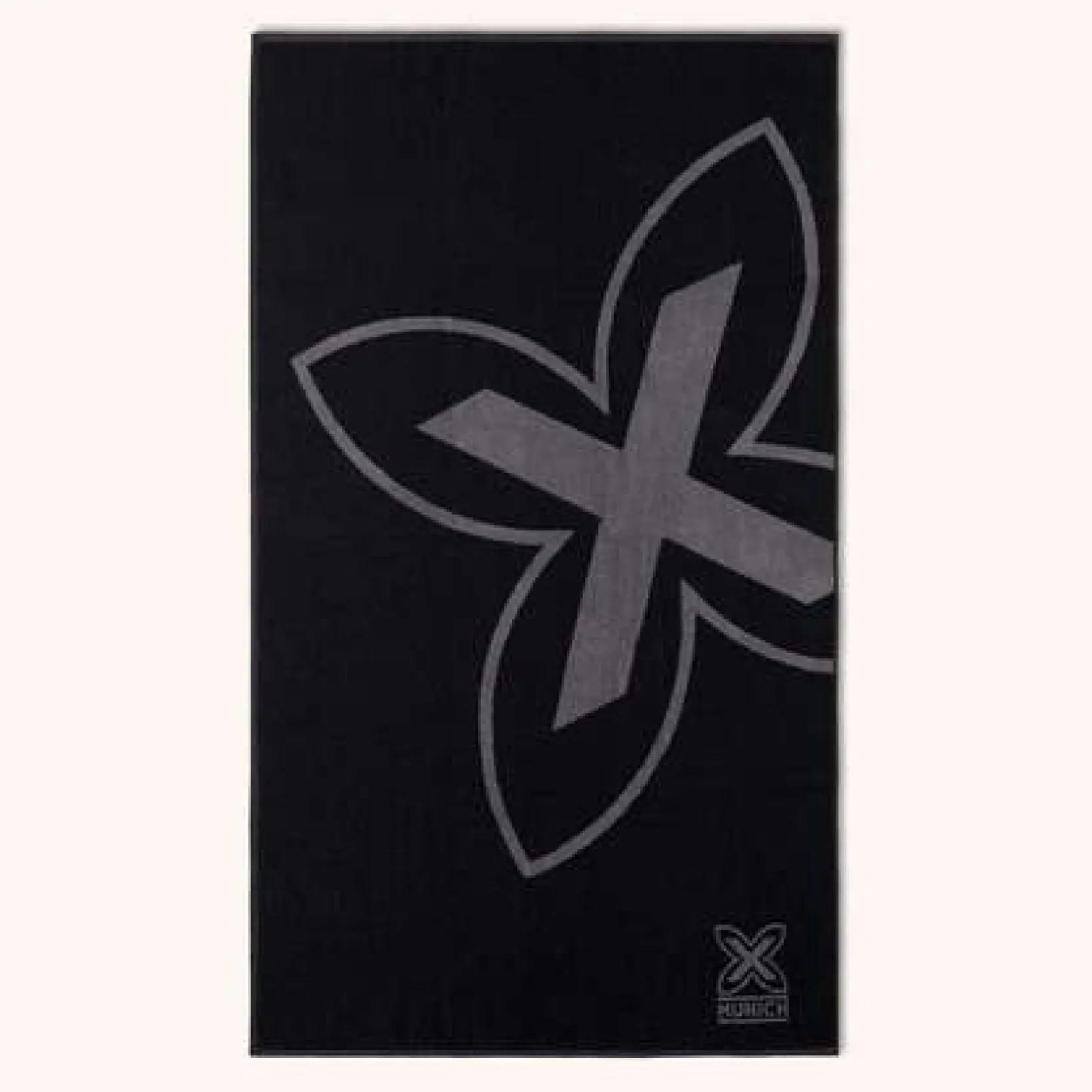Toalla MUNICH de algodón negra